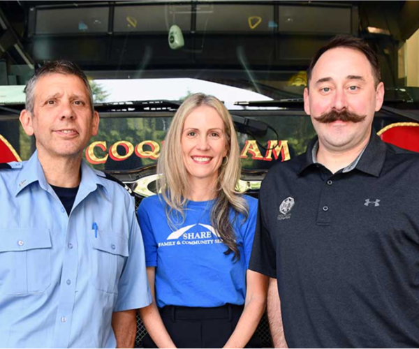 Coquitlam firefighters flip burgers for food bank fundraiser