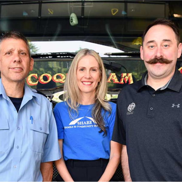 Coquitlam firefighters flip burgers for food bank fundraiser