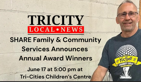 Thanks to the Tri-City Local News for helping us to celebrate our community champions! 