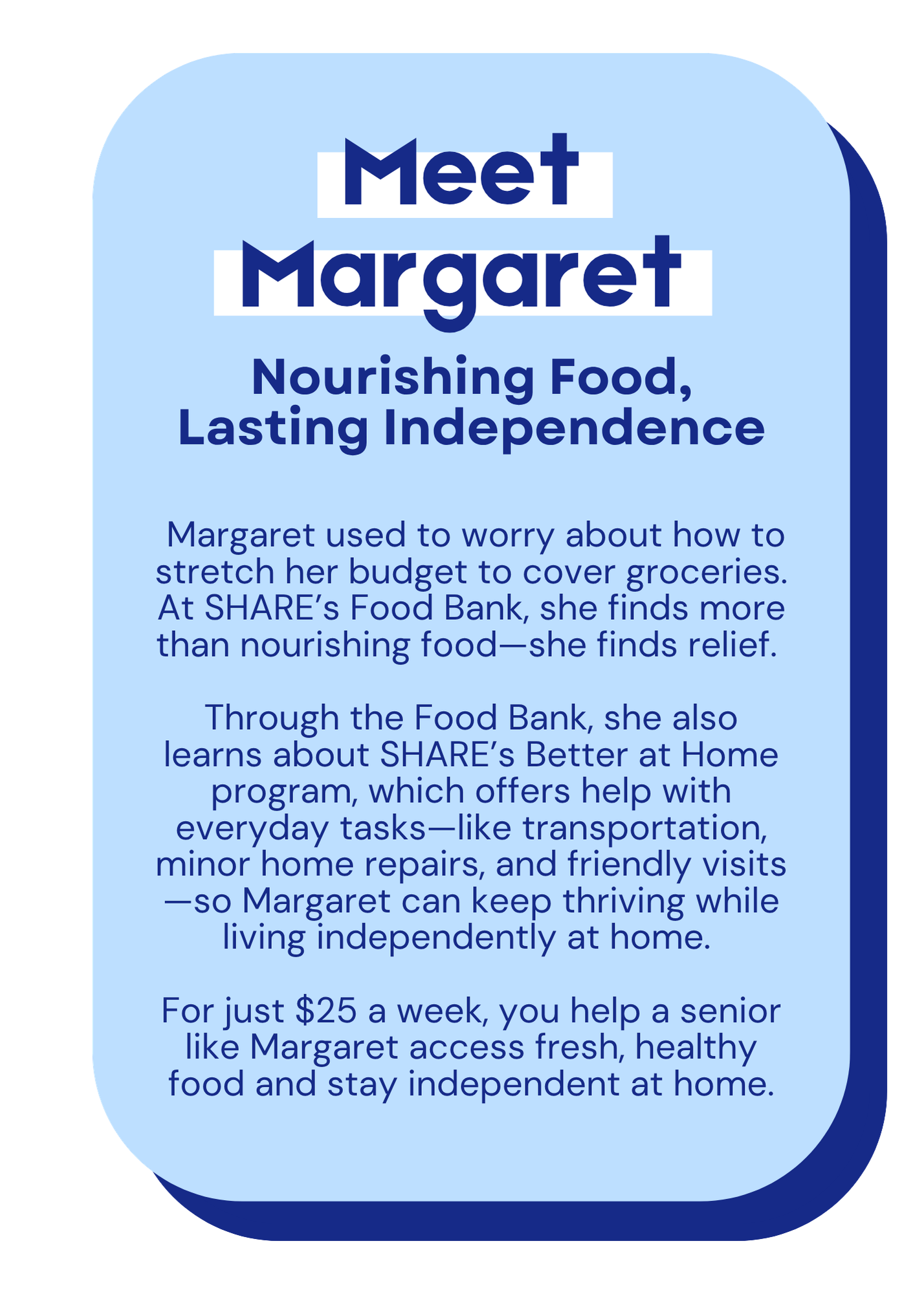 Margaret's story.